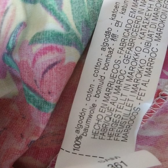 NWT ZARA  floral mini skirt sash bow detail XXL Barbie core - Picture 13 of 16